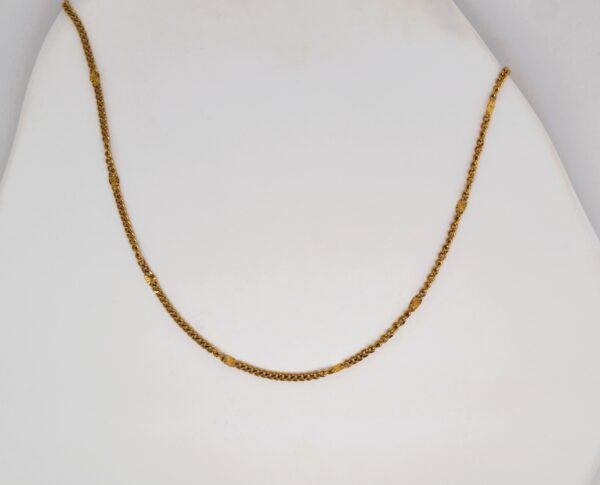 Gold Plated Spacer Necklace