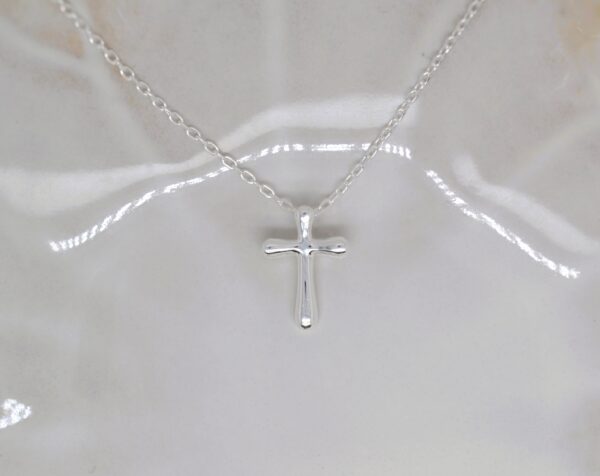 Bubble Cross Necklace