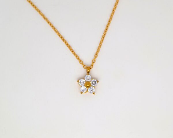 Bling Daisy Gold Necklace