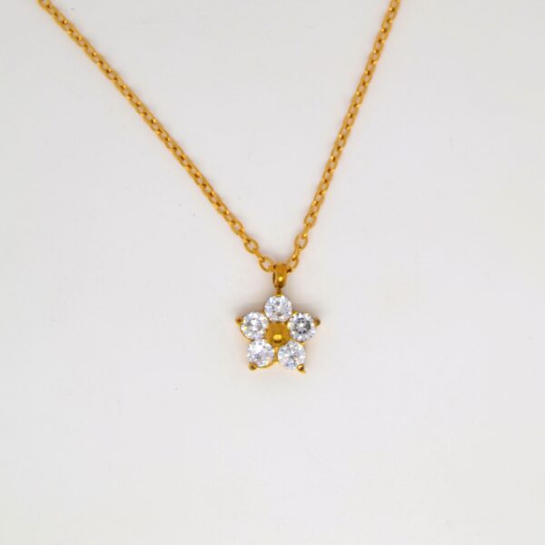 Bling Daisy Gold Necklace