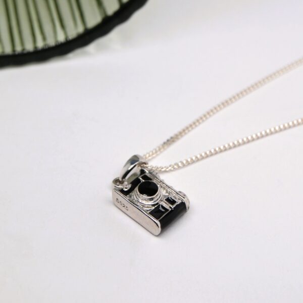 Silver Camera Necklace