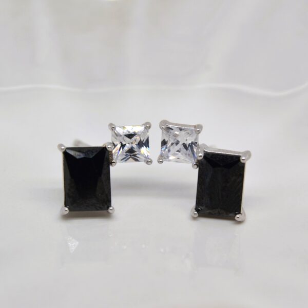 Black Bling Studs