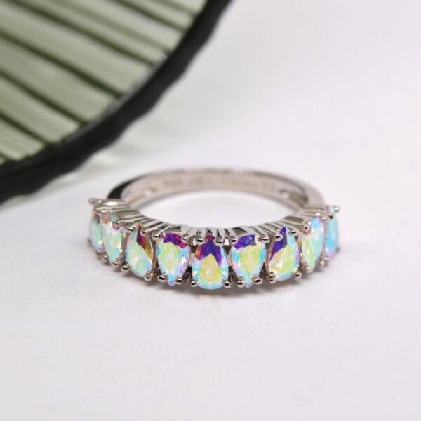 Pear Holographic Ring