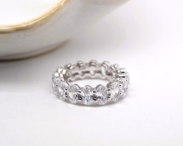 Oval Eternity Band