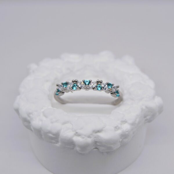 Aqua Abigail Ring
