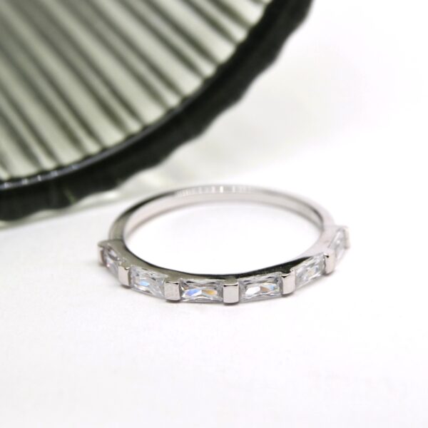Baguette Half Eternity Ring