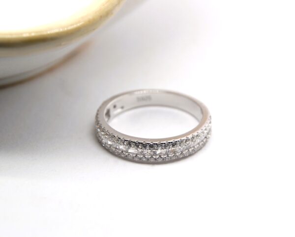 Thin Triple Row Ring