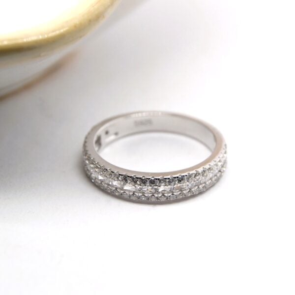 Thin Triple Row Ring