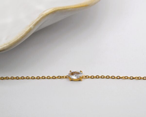 Gold Oval Bracelet