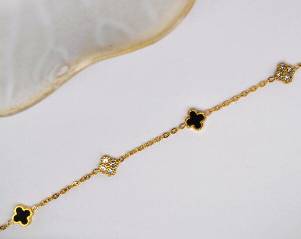 Black Clover Gold Bracelet