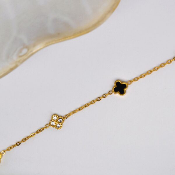 Black Clover Gold Bracelet