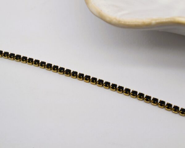 Black Tennis Bracelet