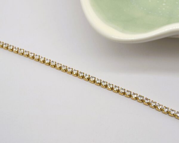 Gold Tennis Bracelet