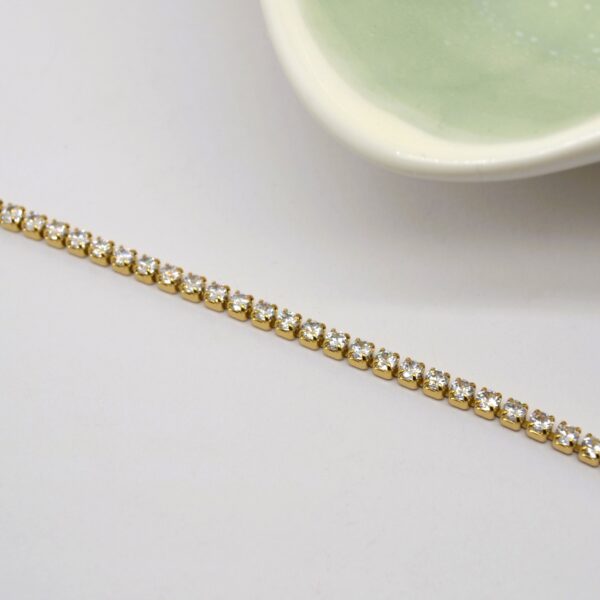 Gold Tennis Bracelet