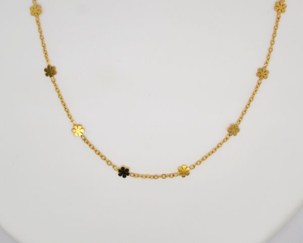 Flower Spacer Necklace
