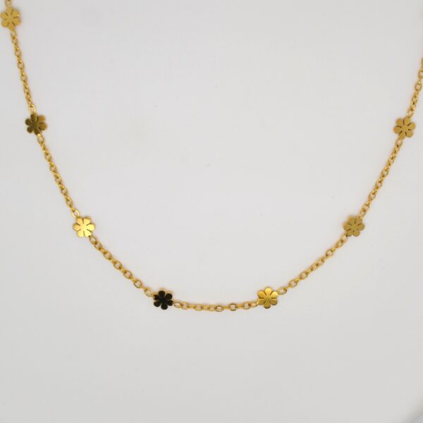 Flower Spacer Necklace