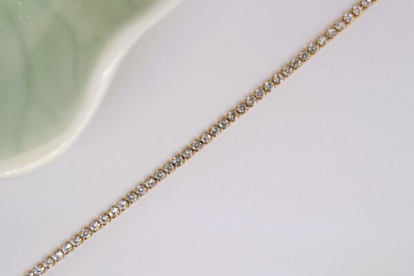 Gold Tennis Bracelet