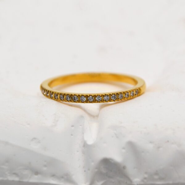 Gold Half Eternity Band