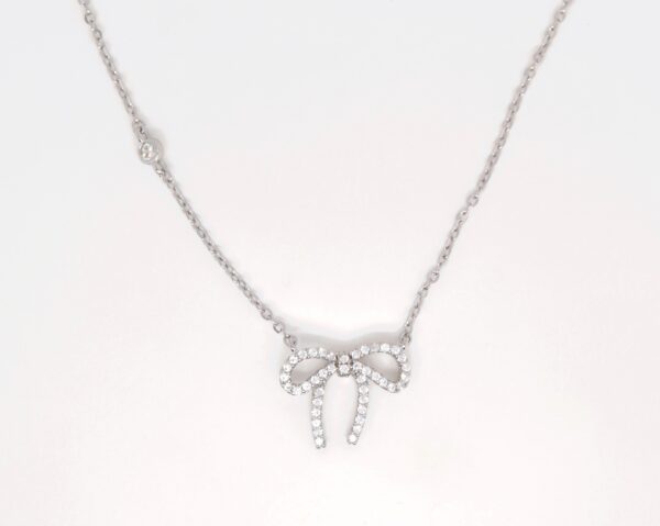 Bling Bow Necklace