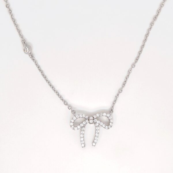 Bling Bow Necklace