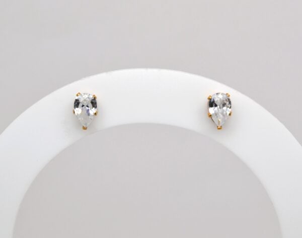 Bling Teardrop Studs