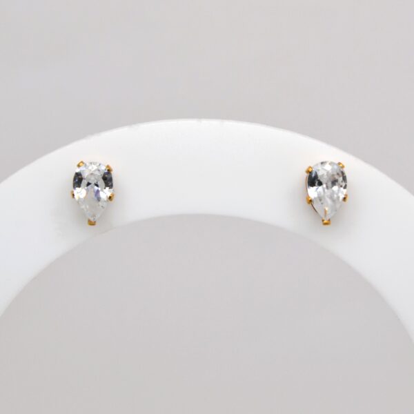Bling Teardrop Studs